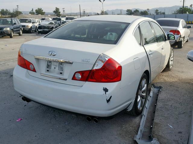 JNKAY01E76M108946 - 2006 INFINITI M35 BASE WHITE photo 4