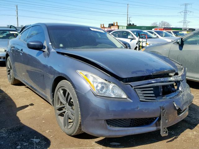 JNKCV64F09M654968 - 2009 INFINITI G37 BLUE photo 1