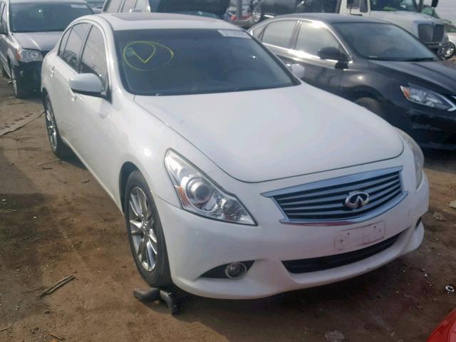 JN1CV6ARXBM351530 - 2011 INFINITI G37 WHITE photo 1