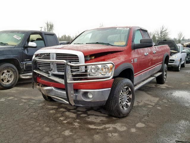 3D7MX38A68G146895 - 2008 DODGE RAM 3500 S RED photo 2