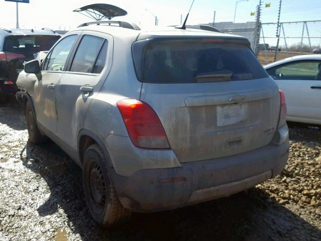 3GNCJRSB3DL204742 - 2013 CHEVROLET TRAX 2LT BEIGE photo 3