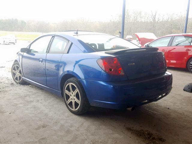 1G8AY11P36Z120288 - 2006 SATURN ION REDLIN BLUE photo 3