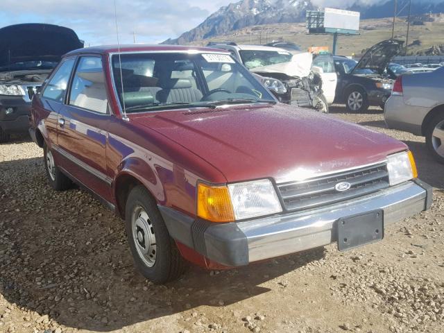 1FABP3198GW218509 - 1986 FORD ESCORT L RED photo 1