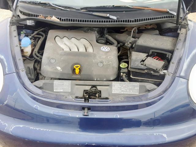 3VWCA21C2XM435816 - 1999 VOLKSWAGEN NEW BEETLE ლურჯი ფოტო 7