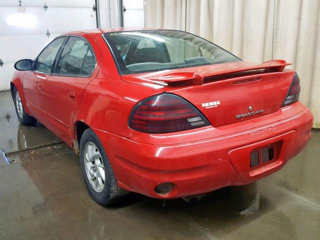 1G2NF52E24M572250 - 2004 PONTIAC GRAND AM S RED photo 3