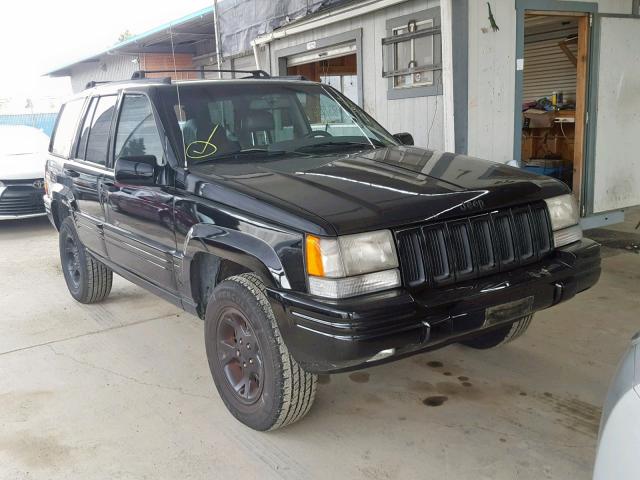 1J4GZ78Y1VC735125 - 1997 JEEP GRAND CHER BLACK photo 1