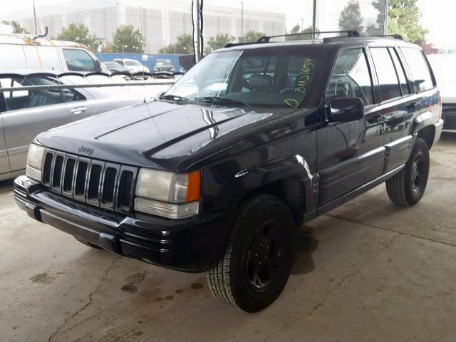 1J4GZ78Y1VC735125 - 1997 JEEP GRAND CHER BLACK photo 2