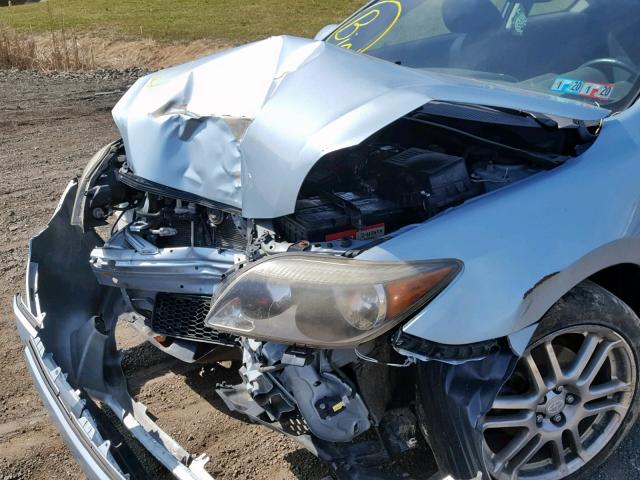 JTKDE167870189366 - 2007 TOYOTA SCION TC ლურჯი ფოტო 9