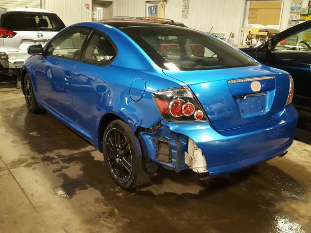 JTKDE3B78A0314892 - 2010 TOYOTA SCION TC ლურჯი ფოტო 3