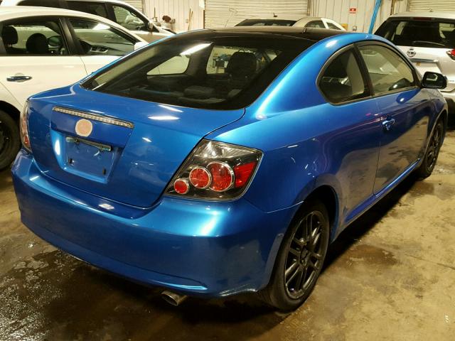 JTKDE3B78A0314892 - 2010 TOYOTA SCION TC ლურჯი ფოტო 4