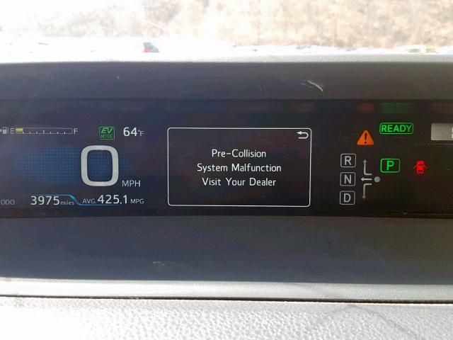 JTDKARFP7J3080654 - 2018 TOYOTA PRIUS PRIM 银色 照片 8