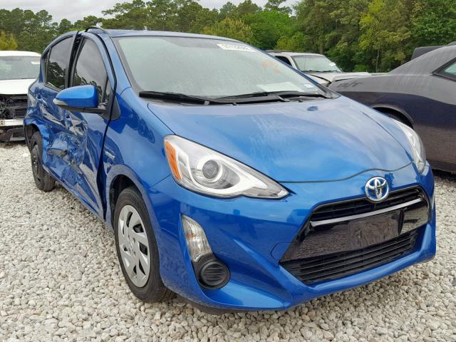 JTDKDTB33F1104507 - 2015 TOYOTA PRIUS C BLUE photo 1