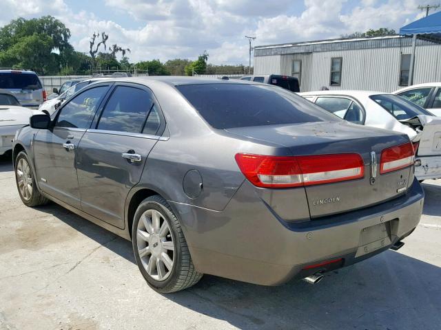 3LNDL2L32CR812586 - 2012 LINCOLN MKZ HYBRID GRAY photo 3