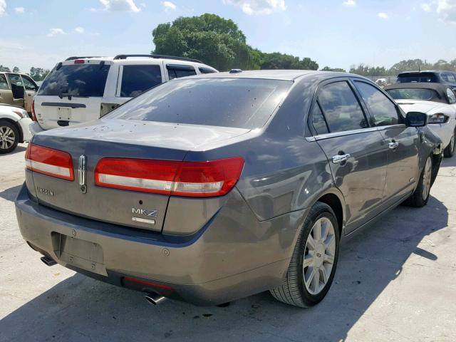 3LNDL2L32CR812586 - 2012 LINCOLN MKZ HYBRID GRAY photo 4