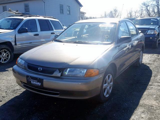 JM1BC1414W0224700 - 1998 MAZDA PROTEGE DX BEIGE photo 2