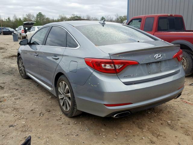 5NPE34AF9FH103470 - 2015 HYUNDAI SONATA SPORT  photo 3