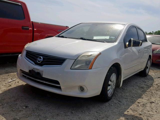 3N1AB6AP7BL629180 - 2011 NISSAN SENTRA 2.0 WHITE photo 2