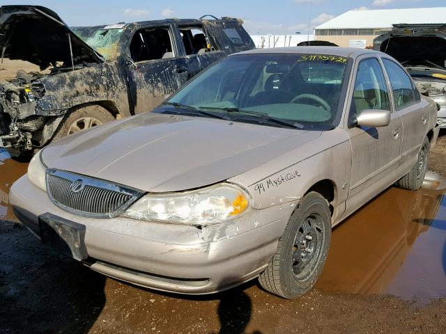 1MELM6535WK619082 - 1998 MERCURY MYSTIQUE B GRAY photo 2