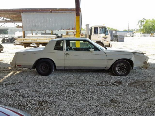 1G1AZ37H5ER233309 - 1984 CHEVROLET MONTE CARL BEIGE photo 10