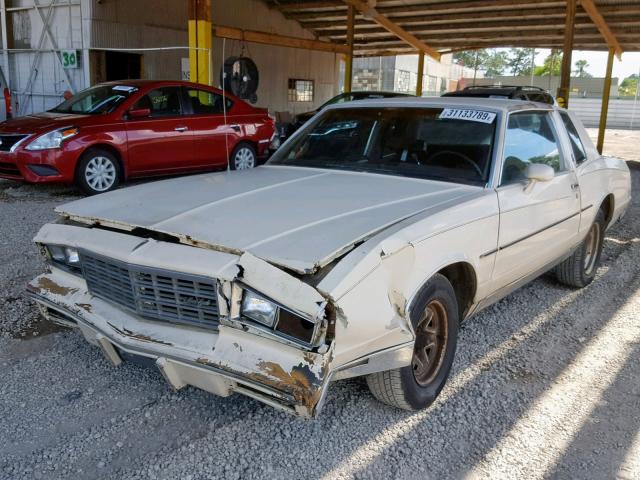 1G1AZ37H5ER233309 - 1984 CHEVROLET MONTE CARL BEIGE photo 2