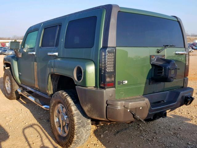 5GTDN136968145307 - 2006 HUMMER H3 GREEN photo 3