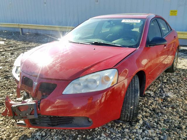 1G2ZH558864261877 - 2006 PONTIAC G6 GT RED photo 2