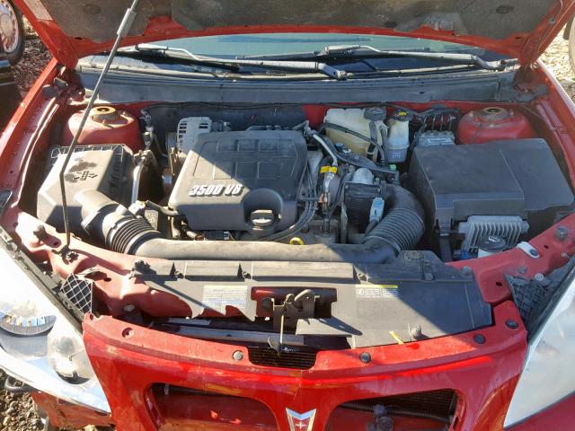 1G2ZH558864261877 - 2006 PONTIAC G6 GT RED photo 7