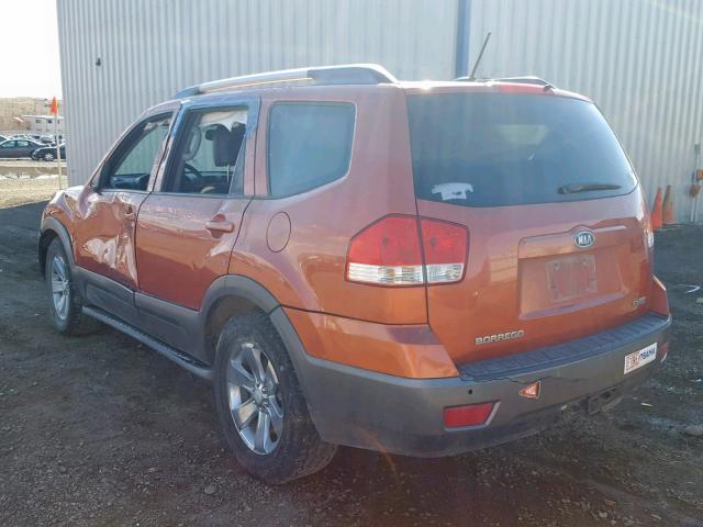 KNDJH742495017871 - 2009 KIA BORREGO LX BROWN photo 3