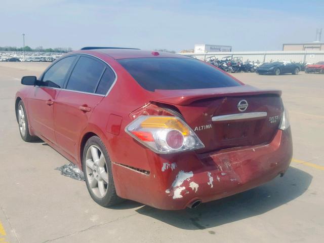 1N4BL21E48N405711 - 2008 NISSAN ALTIMA 3.5 BURGUNDY photo 3