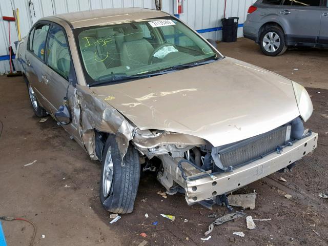 1G1ZT54815F234138 - 2005 CHEVROLET MALIBU LS GOLD photo 1