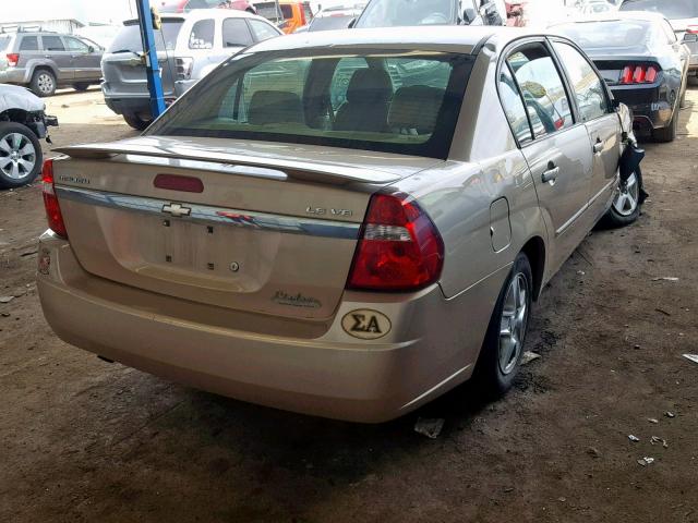 1G1ZT54815F234138 - 2005 CHEVROLET MALIBU LS GOLD photo 4
