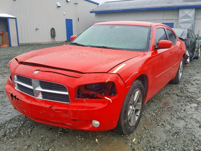 2B3CA3CV0AH138204 - 2010 DODGE CHARGER SX RED photo 2