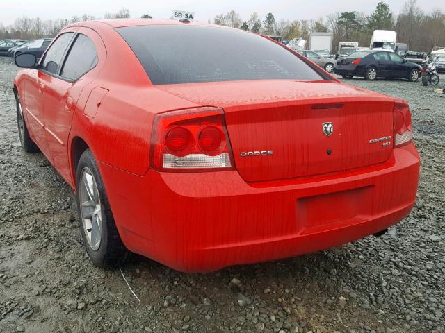 2B3CA3CV0AH138204 - 2010 DODGE CHARGER SX RED photo 3