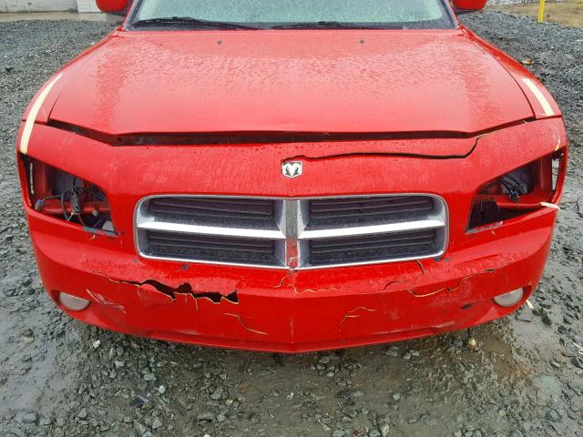 2B3CA3CV0AH138204 - 2010 DODGE CHARGER SX RED photo 9