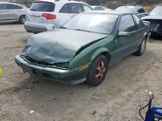 1G1LV15M7TY192290 - 1996 CHEVROLET BERETTA GREEN photo 2