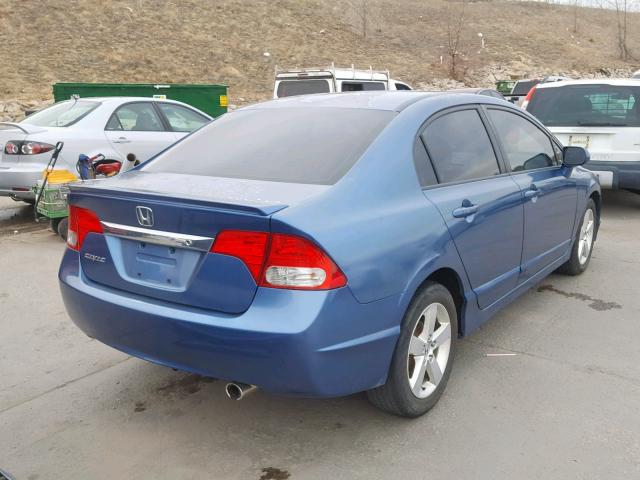 2HGFA15649H505026 - 2009 HONDA CIVIC LX-S 蓝色 照片 4