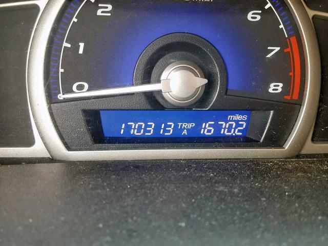 2HGFA15649H505026 - 2009 HONDA CIVIC LX-S 蓝色 照片 8