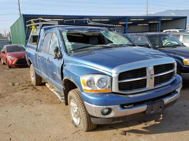 1D7KS28C26J130464 - 2006 DODGE RAM 2500 S BLUE photo 1