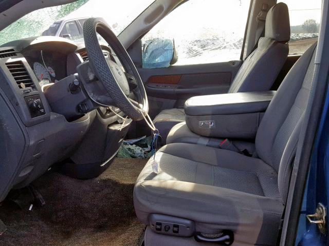 1D7KS28C26J130464 - 2006 DODGE RAM 2500 S BLUE photo 5