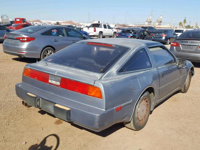 JN1HZ16S2HX124817 - 1987 NISSAN 300ZX 2+2 BLUE photo 4