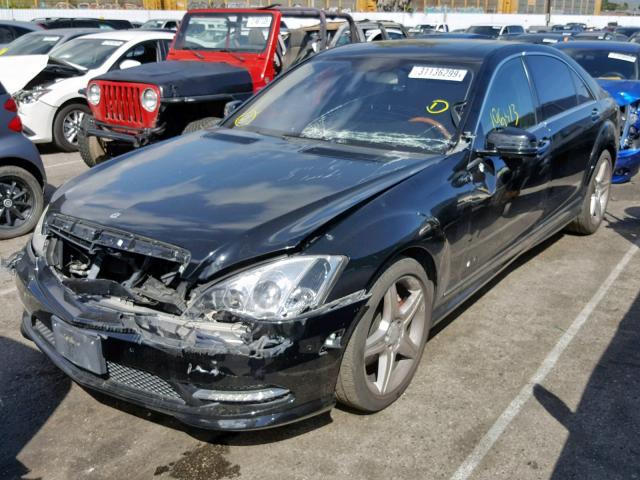 WDDNG71X58A158920 - 2008 MERCEDES-BENZ S 550 BLACK photo 2