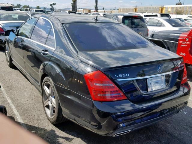 WDDNG71X58A158920 - 2008 MERCEDES-BENZ S 550 BLACK photo 3