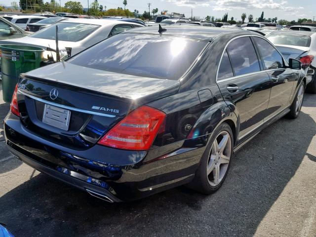 WDDNG71X58A158920 - 2008 MERCEDES-BENZ S 550 BLACK photo 4