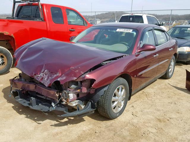 2G4WC582371201289 - 2007 BUICK LACROSSE C MAROON photo 2