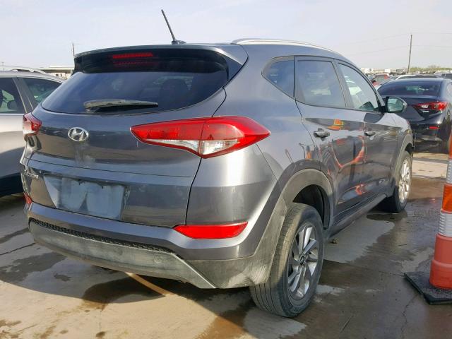 KM8J33A49GU117413 - 2016 HYUNDAI TUCSON LIM GRAY photo 4