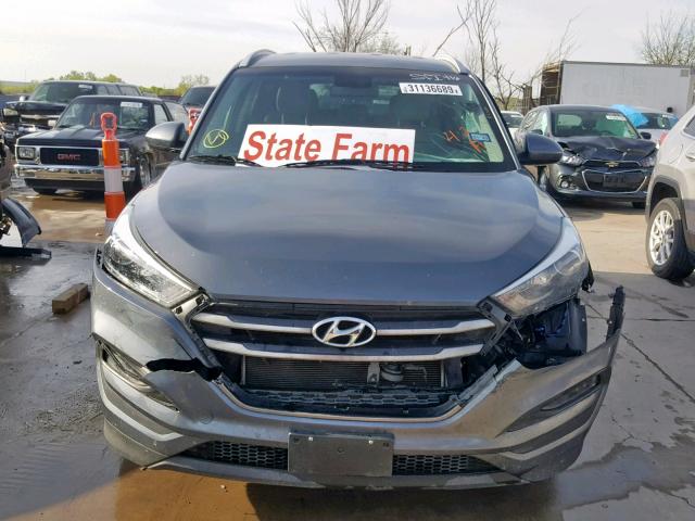 KM8J33A49GU117413 - 2016 HYUNDAI TUCSON LIM GRAY photo 9