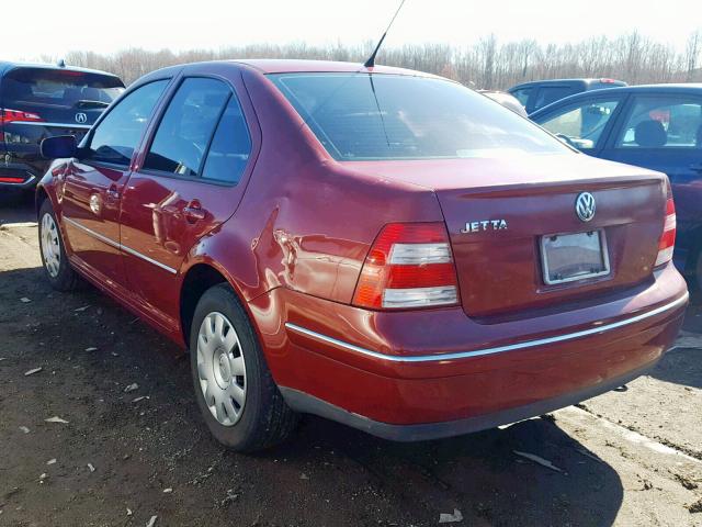 3VWRK69M34M024285 - 2004 VOLKSWAGEN JETTA GL BURGUNDY photo 3