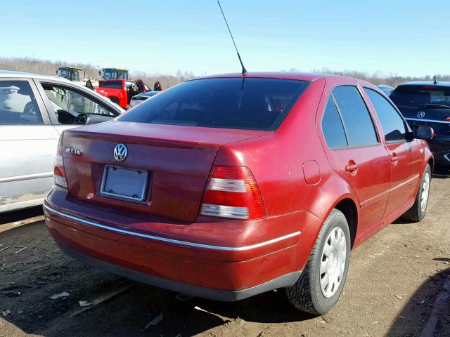 3VWRK69M34M024285 - 2004 VOLKSWAGEN JETTA GL BURGUNDY photo 4