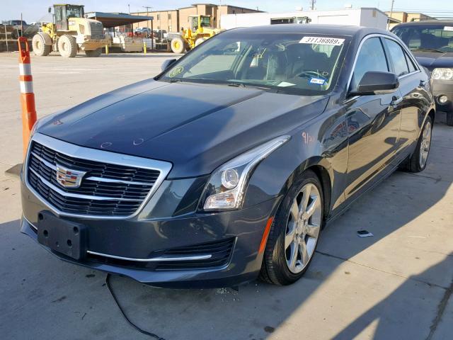 1G6AB5RA0F0122036 - 2015 CADILLAC ATS LUXURY GRAY photo 2