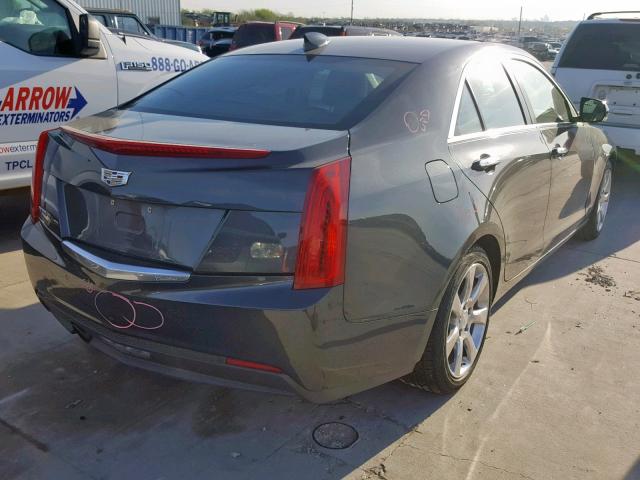 1G6AB5RA0F0122036 - 2015 CADILLAC ATS LUXURY GRAY photo 4